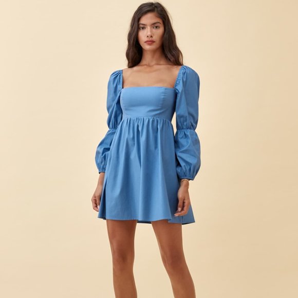 Reformation Dresses & Skirts - 💙Reformation Michaela Dress Azure